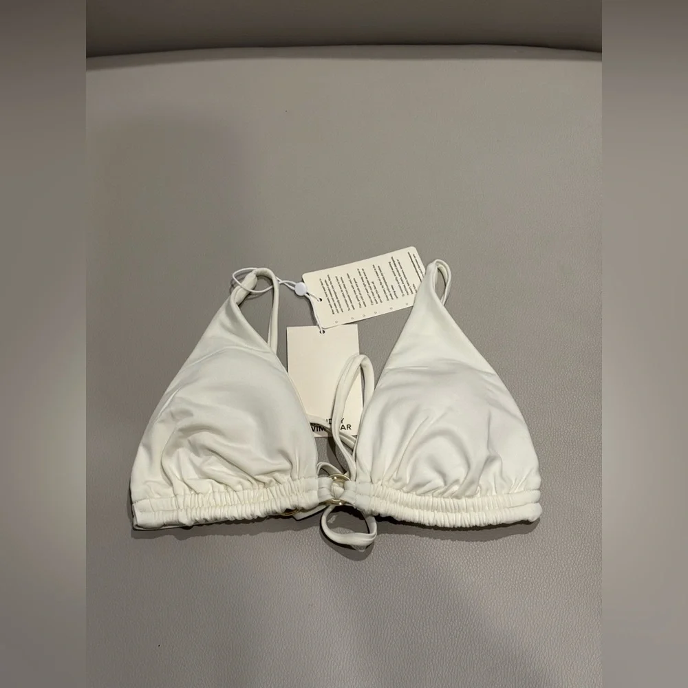 Monday Swimwear Cream Bikini Top